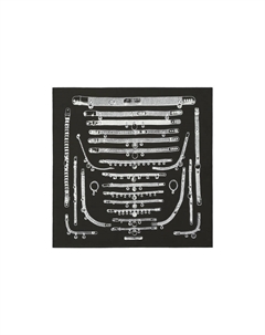 HERMES Шелковый шарф Women's Black, Black Hermès