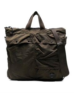 Нейлоновая сумка через плечо мужская зеленая, Green C.p. company