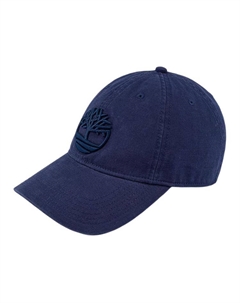 Бейсболка из холста и металла унисекс морской синий, Marine Blue Timberland