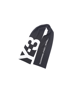 Шарф Y 3 вязаный мужской черный, Black Y-3