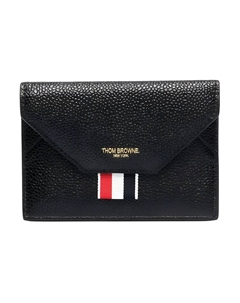 Кожаный картхолдер унисекс черный Thom browne