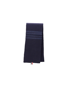 Вязаный шарф унисекс синий, Blue Thom browne