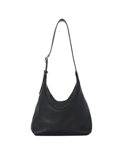 Черная женская сумка через плечо из оленьей кожи малого размера The row