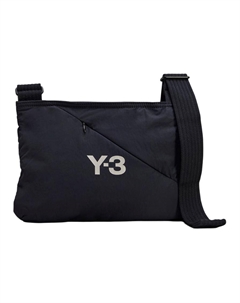 Сумка-мессенджер с логотипом Y 3, Black Y-3