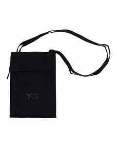 Y 3 Нейлоновая наплечная сумка через плечо унисекс черная, Black Y-3