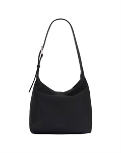 Кожаная сумка через плечо женская черная The row