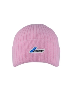 Вязаная шапка унисекс розовая, Pink We11done