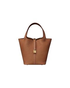 HERMES Пикотин Лок Клеменс Бычья кожа Сумка-корзинка Сумка-ведро Женская сумка 22 Hermès