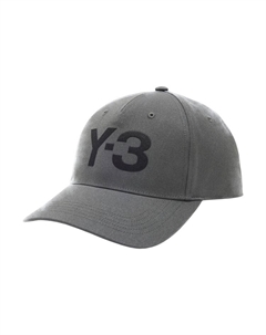 Бейсболка унисекс серая, Gray Y-3