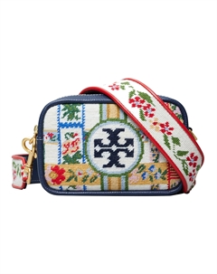 Кожаная сумка через плечо для фотоаппарата Tory burch