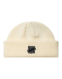 Акриловая вязаная шапка унисекс, Ecru Undefeated