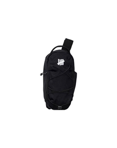 Сумка холщовая через плечо мини унисекс черная Undefeated