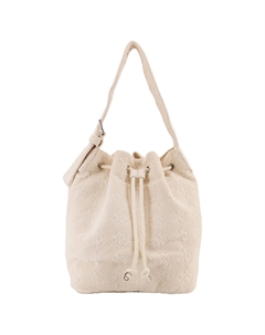 Монограмма Хлопковая Сумка Панама Женская Сверхбольшая Жемчуг Tory burch