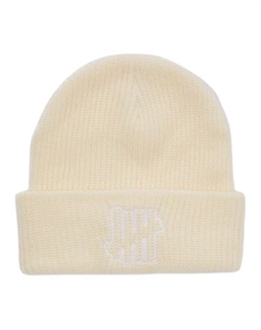 Акриловая вязаная шапка унисекс, Beige Undefeated