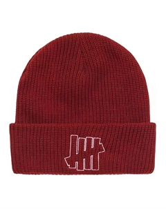 Акриловая вязаная шапка унисекс, Burgundy Undefeated