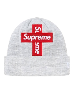 Новая Эра Вязаная шапка с логотипом, Gray Supreme