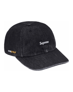 Кепка из джинсовой ткани Cordura Small Box 6 Panel, Black Supreme