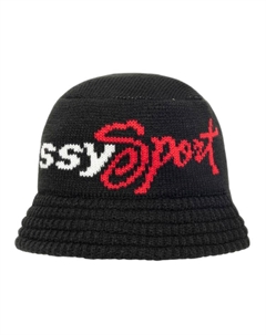 Вязаная спортивная шляпа, Black Stussy