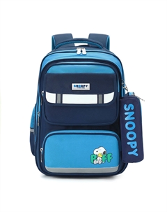 Полиэстеровый рюкзак мужской женский студенческий детский, Blue Snoopy