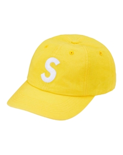 Кепка с логотипом S из ткани кордура деним, Yellow Supreme