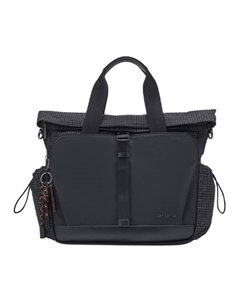 Кожаный портфель с тканевыми вставками Samsonite