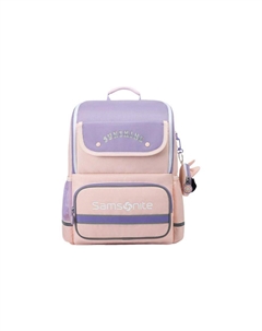 Детский рюкзак из ткани розовый и фиолетовый Samsonite