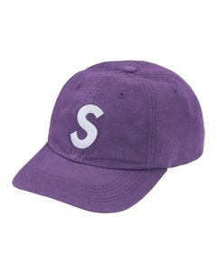 Кепка с логотипом S из ткани кордура деним, Purple Supreme