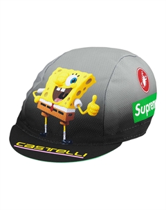 Велосипедная кепка SpongeBob SquarePants Castelli, Black Supreme