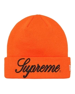 Новая Эра вязаная шапка с надписью, Orange Supreme