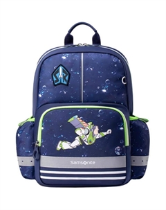 Студенческий рюкзак из ткани среднего размера детский темно-синий Samsonite