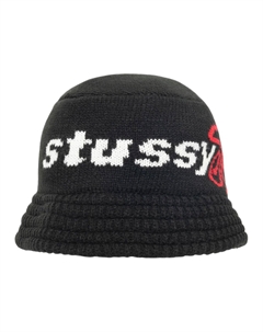 Вязаная спортивная шляпа, Black Stussy