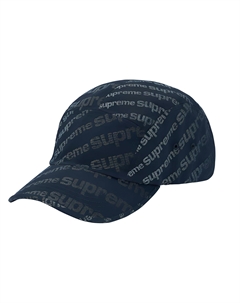 Хлопковая бейсболка унисекс черная синяя оранжевая желто-зеленая экрю, Navy Blue Supreme