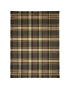 Шерстяной шёлковый вязаный шарф женский коричневый, Brown Saint laurent