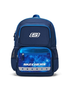 Тканевый школьный рюкзак детский звездный синий, Starry Blue Skechers