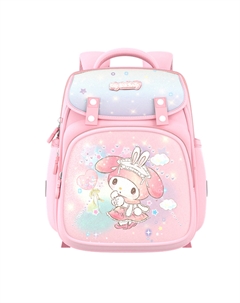 Водоотталкивающая ткань Ученический рюкзак Обычный Детский Розовый Фиолетовый, My Melody Pink Sanrio