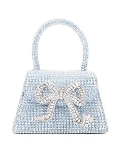 Декорированная джинсовая мини-сумка для селфи Self-portrait