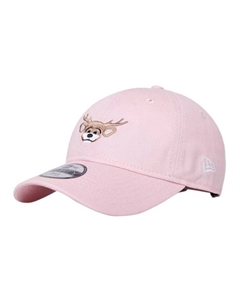 Хлопковая бейсболка унисекс розовая, Pink New era