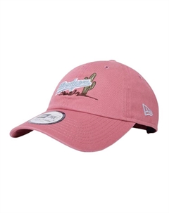 Хлопковая бейсболка унисекс розовая, Pink New era