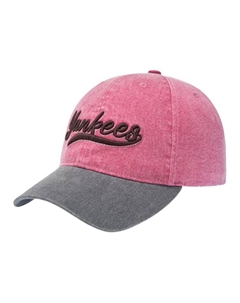 Хлопковая бейсболка детская розовая, Pink Mlb