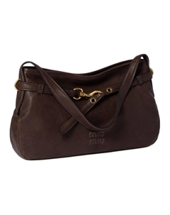 Кожаная сумка через плечо Aventure для женщин Briarwood Miu miu