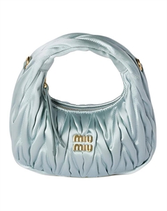 Тканевая сумка через плечо Miu miu