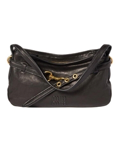 Сумка через плечо из овчины Aventure Miu miu