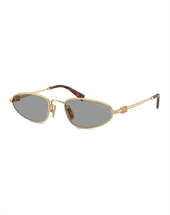 Солнцезащитные очки овальной формы Eyewear Oval Frame, Gold Miu miu