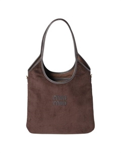 Кордовая женская сумка через плечо Эбони Miu miu