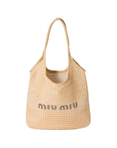 Айви Вязка Плечевая Сумка Женская Натуральная Miu miu