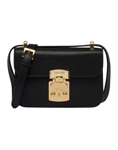 Кожаная сумка через плечо Miu miu