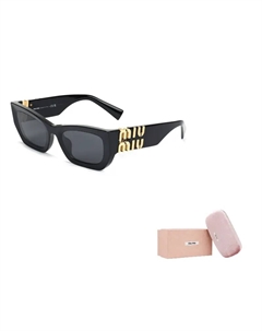Кошачий глаз солнцезащитные очки, Black Miu miu