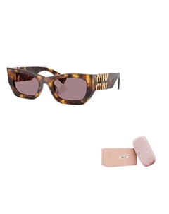 Солнечные очки в черепаховой оправе с логотипом, Tortoiseshell Miu miu