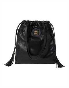 Сумка через плечо из кожи наппа Miu miu