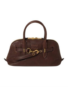 Сумка через плечо из кожи наппа для женщин Briarwood Miu miu